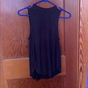 Black Soft and sexy Sueded tank top